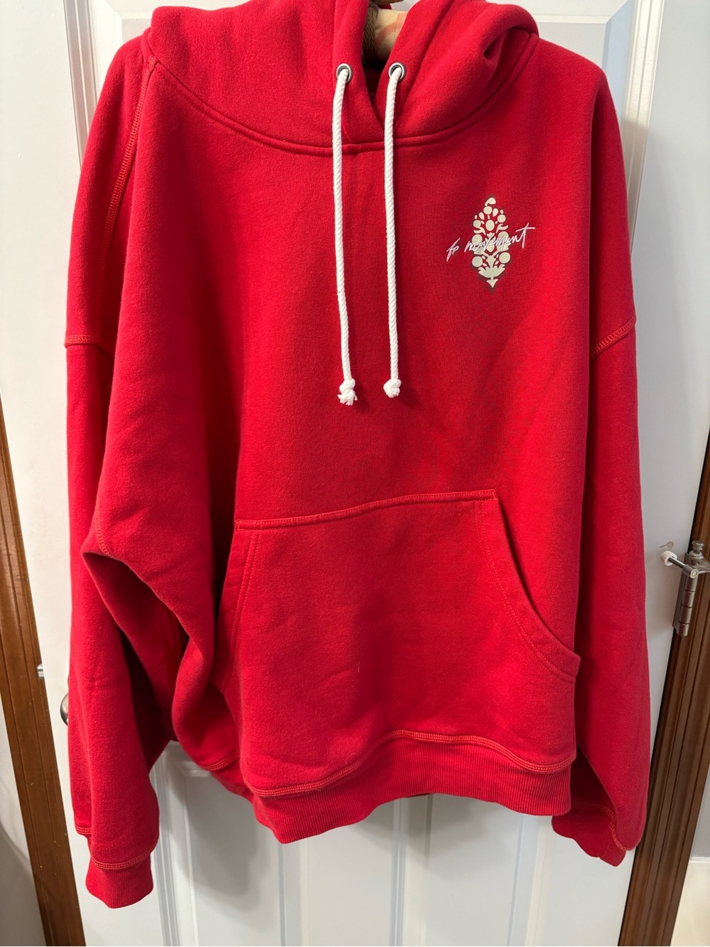 NWOT! FP Movements Cranberry Red Final Call Oversized Hoodie